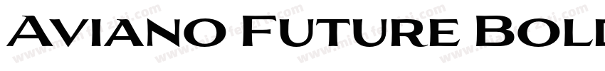Aviano Future Bold B字体转换